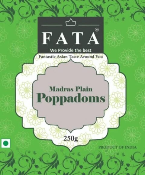FATA Madras Plain Poppadoms
