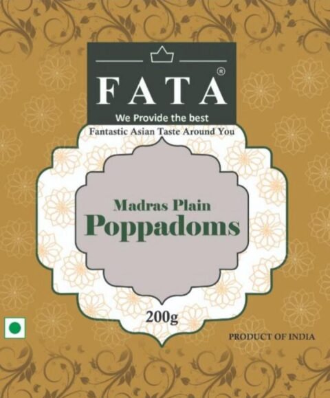 FATA Madras Plain Poppadoms